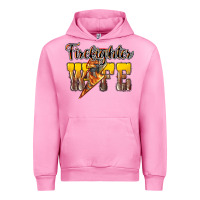Fuchsia Pink firefighter wife lightning bolt Urban Hoodie - NancyCooperArtShop