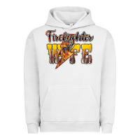 Pigment Lunar Rock firefighter wife lightning bolt Urban Hoodie - NancyCooperArtShop
