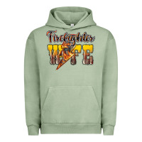 Pigment Oil Green firefighter wife lightning bolt Urban Hoodie - NancyCooperArtShop