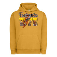 Pigment Peanut Butter firefighter wife lightning bolt Urban Hoodie - NancyCooperArtShop