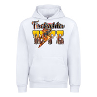 White firefighter wife lightning bolt Urban Hoodie - NancyCooperArtShop