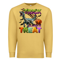 Antique Gold trick rawr treat Premium Sweatshirt - BundleAndBundleShop