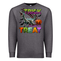 Charcoal Heather trick rawr treat Premium Sweatshirt - BundleAndBundleShop
