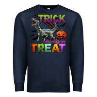 Navy trick rawr treat Premium Sweatshirt - BundleAndBundleShop