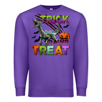 Purple trick rawr treat Premium Sweatshirt - BundleAndBundleShop