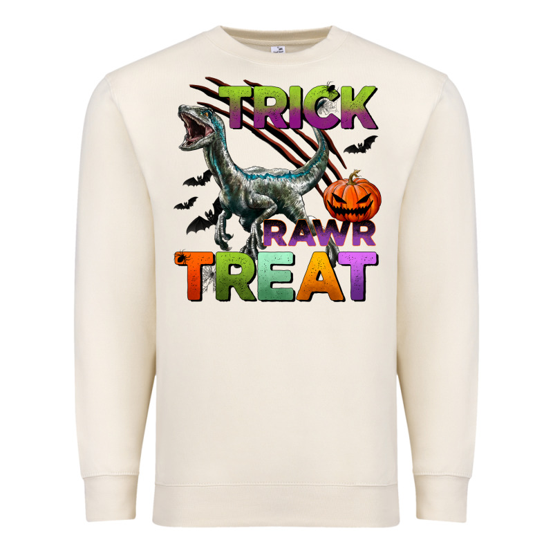 Trick Rawr Treat Premium Sweatshirt by BundleAndBundleShop | Teevron