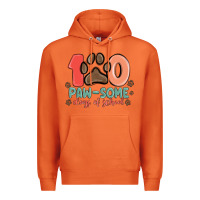 Carrot 100 pawsome days of school Premium Hoodie - MaliasSmallBusiness