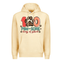 Pina Colada 100 pawsome days of school Premium Hoodie - MaliasSmallBusiness