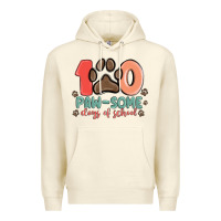 Sandshell 100 pawsome days of school Premium Hoodie - MaliasSmallBusiness