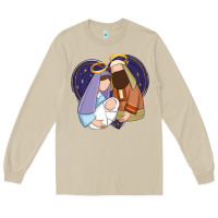 Mushroom holy night jesus birth Long Sleeve Tee - Zillion Design Studio