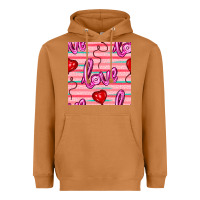 Meerkat valentines day heart and love balloons seamless pattern Heavyweight Hoodie - BundleAndBundleShop