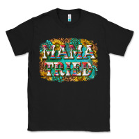 Black western mama tried with sunflowers and gemstone Classic Tee - texasbilliewilder