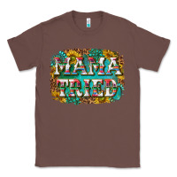 Chestnut western mama tried with sunflowers and gemstone Classic Tee - texasbilliewilder