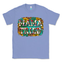 Colony Blue western mama tried with sunflowers and gemstone Classic Tee - texasbilliewilder