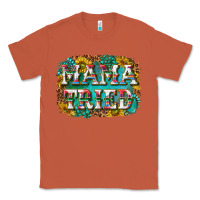 Copper western mama tried with sunflowers and gemstone Classic Tee - texasbilliewilder