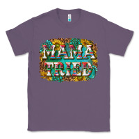 Lavender western mama tried with sunflowers and gemstone Classic Tee - texasbilliewilder