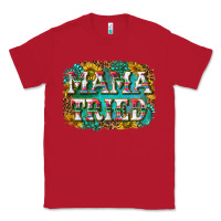Red western mama tried with sunflowers and gemstone Classic Tee - texasbilliewilder
