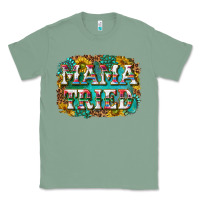 Sage western mama tried with sunflowers and gemstone Classic Tee - texasbilliewilder