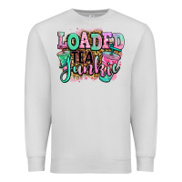Dove Grey loaded tea junkie Premium Sweatshirt - Jasminsmagicworld