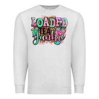 Oatmeal Heather loaded tea junkie Premium Sweatshirt - Jasminsmagicworld