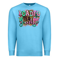 Ocean Blue loaded tea junkie Premium Sweatshirt - Jasminsmagicworld