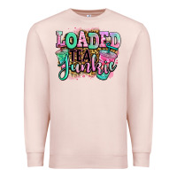 Pale Pink loaded tea junkie Premium Sweatshirt - Jasminsmagicworld