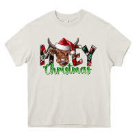 Cream moey Christmas Heavy Core Tee - CowhideDigitalArt