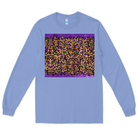 Colony Blue mardi gras leopard Long Sleeve Tee - RanaPortraitStore