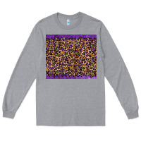 Heather Grey mardi gras leopard Long Sleeve Tee - RanaPortraitStore