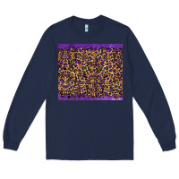 Navy mardi gras leopard Long Sleeve Tee - RanaPortraitStore