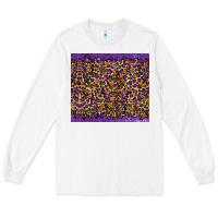 White mardi gras leopard Long Sleeve Tee - RanaPortraitStore