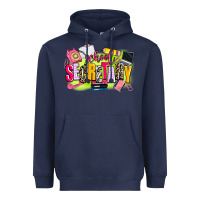 Navy school secretary Heavyweight Hoodie - AdoDesignShop