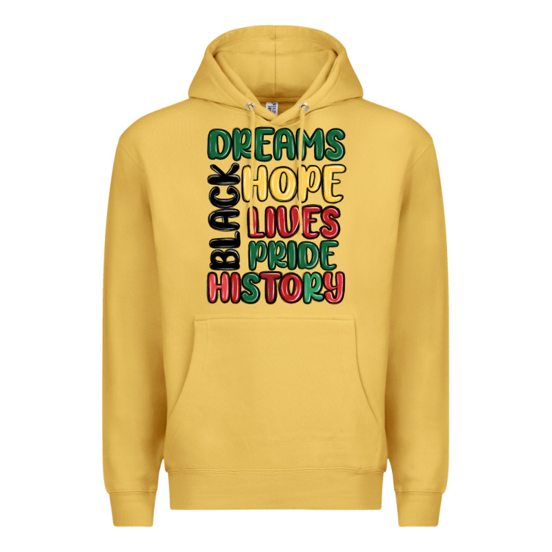 Dreams Hope Lives Pride Premium Hoodie by MaliasSmallBusiness | Teevron