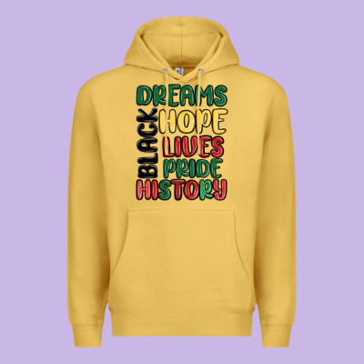 Dreams Hope Lives Pride Premium Hoodie Designed By Maliassmallbusiness