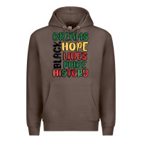 Coffee dreams hope lives pride Premium Hoodie - MaliasSmallBusiness