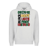 Dove Grey dreams hope lives pride Premium Hoodie - MaliasSmallBusiness