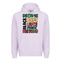 Lilac dreams hope lives pride Premium Hoodie - MaliasSmallBusiness