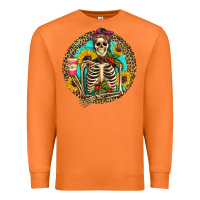Carrot western skeleton coffee sunflowers Premium Sweatshirt - Artiststas
