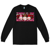 Black Happy valentines day gnomes rose Long Sleeve Tee - RanaPortraitStore
