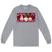 Heather Grey Happy valentines day gnomes rose Long Sleeve Tee - RanaPortraitStore