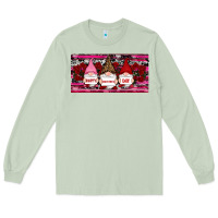 Matcha Happy valentines day gnomes rose Long Sleeve Tee - RanaPortraitStore