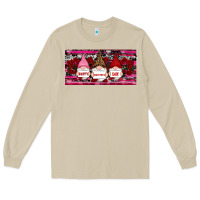 Mushroom Happy valentines day gnomes rose Long Sleeve Tee - RanaPortraitStore