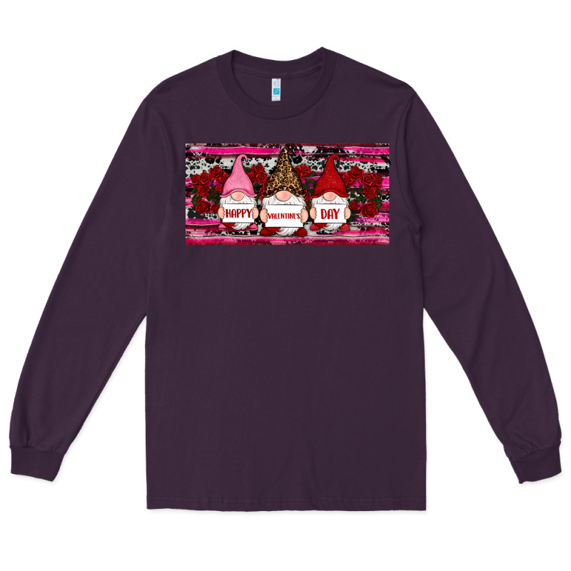 Happy Valentines Day Gnomes Rose Long Sleeve Tee by RanaPortraitStore | Teevron