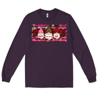 Plum Happy valentines day gnomes rose Long Sleeve Tee - RanaPortraitStore