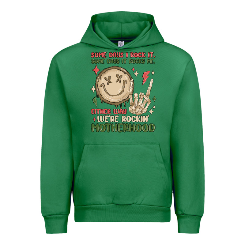 Some Days I Rock It Some Days It Rocks Me Either W Urban Hoodie by MaliasSmallBusiness | Teevron