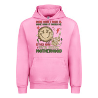 Fuchsia Pink some days i rock it some days it rocks me either w Urban Hoodie - MaliasSmallBusiness
