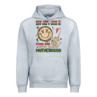 Heather Grey some days i rock it some days it rocks me either w Urban Hoodie - MaliasSmallBusiness
