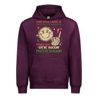 Mauve Wine some days i rock it some days it rocks me either w Urban Hoodie - MaliasSmallBusiness