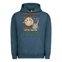 Pigment Midnight Navy some days i rock it some days it rocks me either w Urban Hoodie - MaliasSmallBusiness