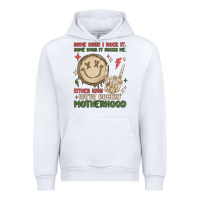 White some days i rock it some days it rocks me either w Urban Hoodie - MaliasSmallBusiness